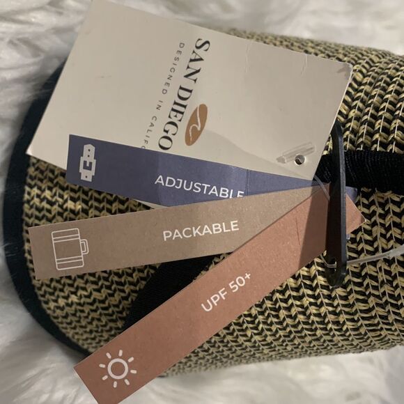 SAN DIEGO HAT Packable Adjustable UPF 50+  Women’s Hat NWT O/S - Picture 2 of 8